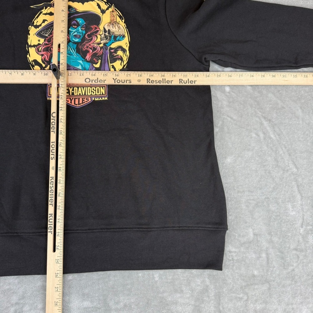 Harley-Davidson Witch Pullover Hoodie Womens 2X Black Motorcycles New NWOT - Picture 7 of 7